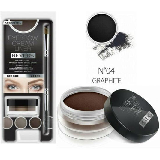 Kit pentru machiajul sprâncenelor Cream Liner N.04, 8 ml, Revers Cosmetics