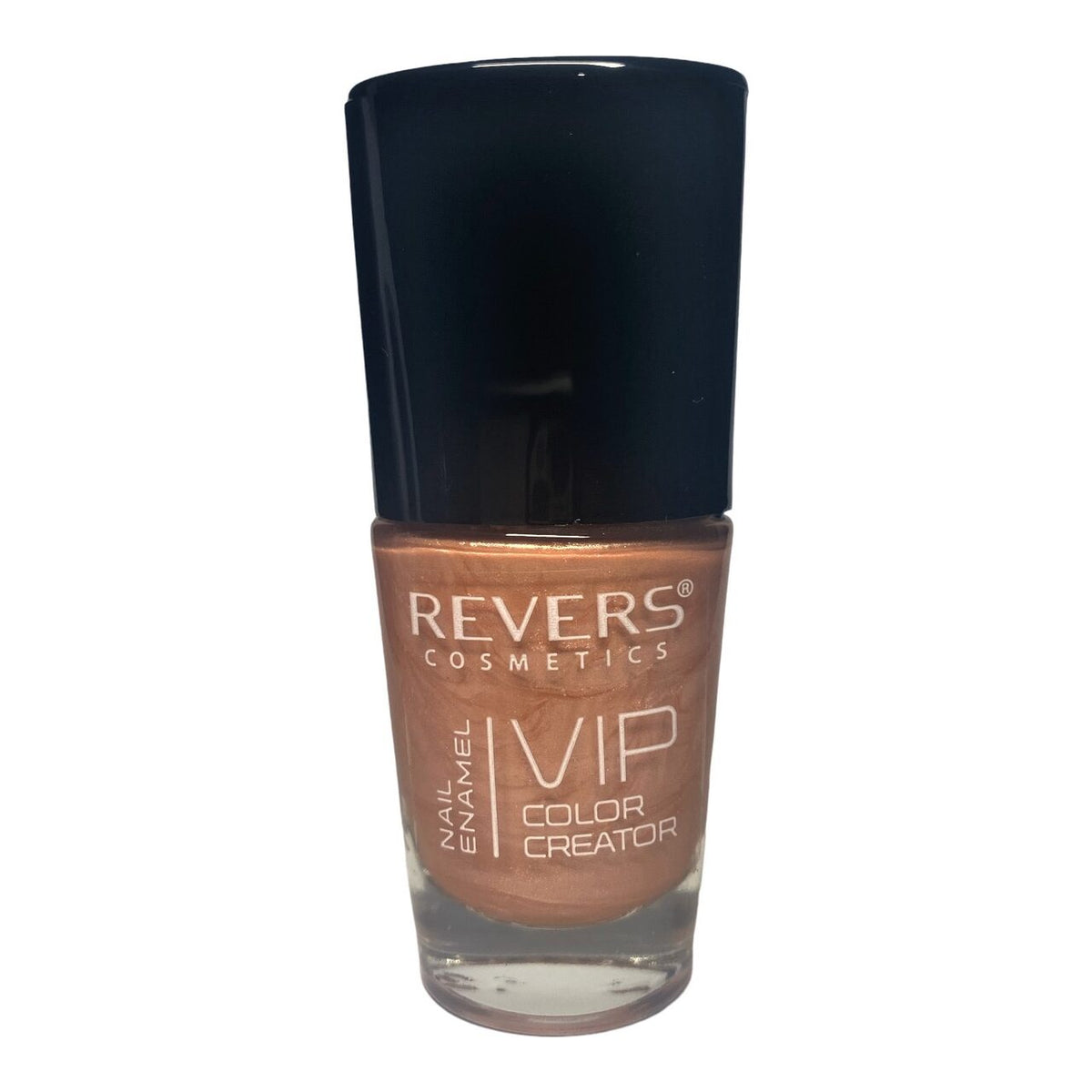 Lac de unghii VIP 3D, N.050 - Crem nude sidefat, 12 ml, Revers Cosmetics