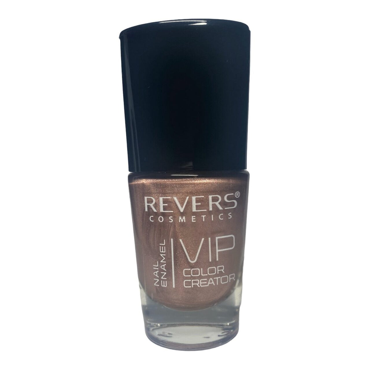 Lac de unghii VIP 3D, N.055 - Bej nude sidefat, 12 ml, Revers Cosmetics