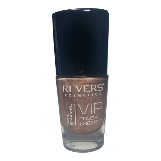 Lac de unghii VIP 3D, N.055 - Bej nude sidefat, 12 ml, Revers Cosmetics
