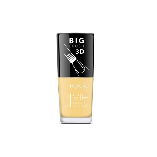 Lac de unghii VIP 3D, N.059 - Galben, 12 ml, Revers Cosmetics