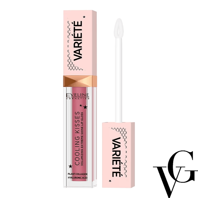 Luciu de buze Cooling Kisses Variete, 6,8 ml, Eveline Cosmetics