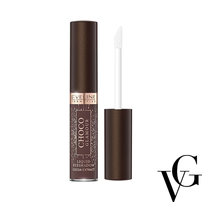 Fard lichid de pleoape Choco Glamour, 6.5 ml, Eveline Cosmetics