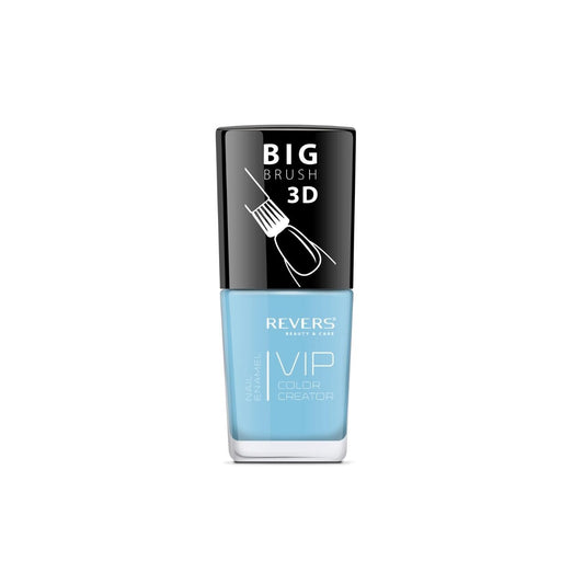 Lac de unghii VIP 3D, N.060 - Baby blue, 12 ml, Revers Cosmetics