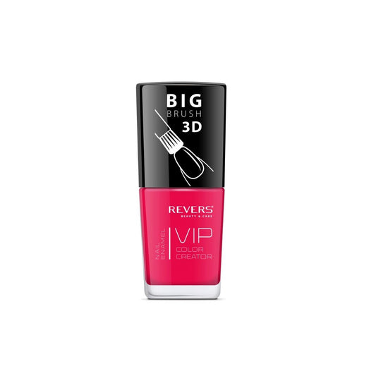 Lac de unghii VIP 3D, N.061 - Fucsia, 12 ml, Revers Cosmetics