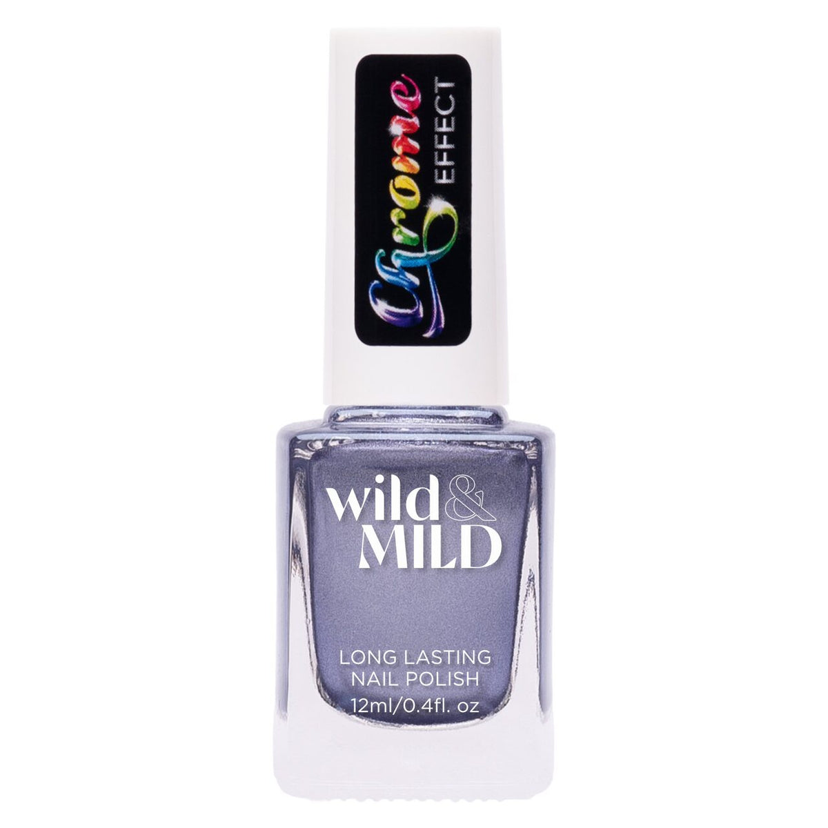 Lac de unghii Wild & Mild Chrome Effect, N.06 - Attraction, 12 ml, Wild & Mild