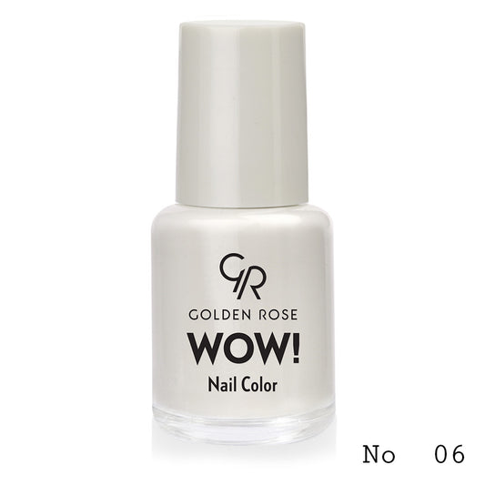 Lac de unghii WOW! Nail Color, 06, 6 ml, Golden Rose