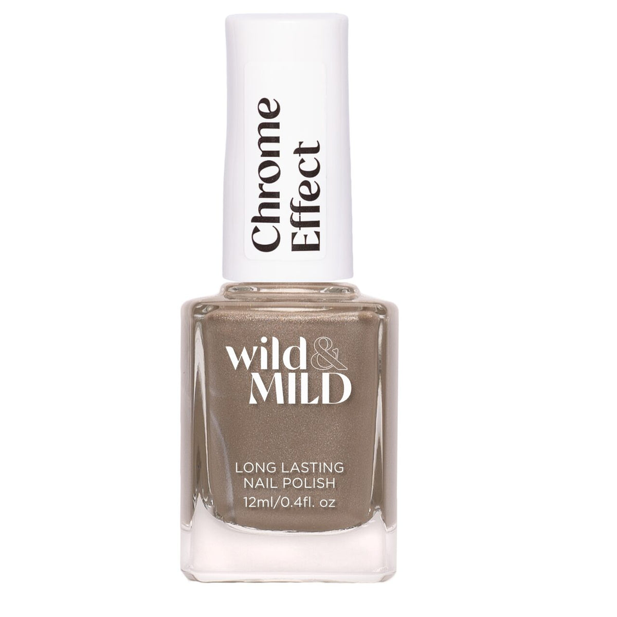 Lac de unghii Wild & Mild Chrome Effect, N.07 - Titanium Spark, 12 ml, Wild & Mild