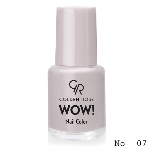 Lac de unghii WOW! Nail Color, 07, 6 ml, Golden Rose