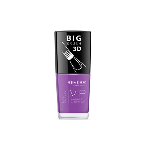Lac de unghii VIP 3D, N.081 - Violet, 12 ml, Revers Cosmetics