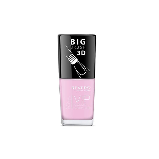 Lac de unghii VIP 3D, N.097 - Roz pal, 12 ml, Revers Cosmetics