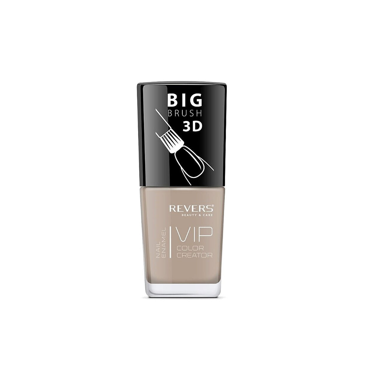Lac de unghii VIP 3D, N.099 - Nisipiu, 12 ml, Revers Cosmetics