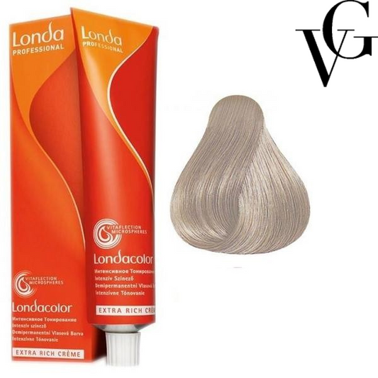 Vopsea de păr demi-permanentă fără amoniac 10/6, Blond solar violet, 60 ml, Londa Professional