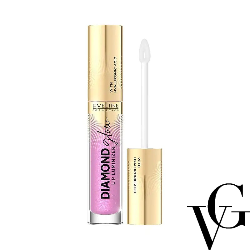 Luciu de buze Diamond Glow Lip, 4.5 ml, Eveline Cosmetics