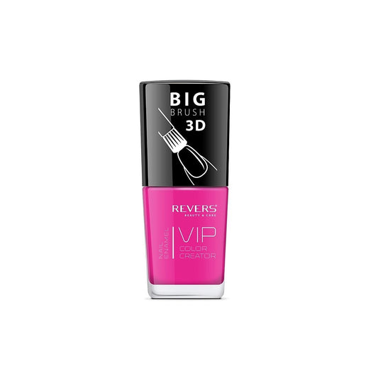 Lac de unghii VIP 3D, N.111 - Magenta, 12 ml, Revers Cosmetics