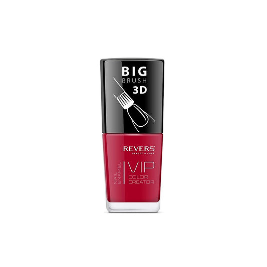 Lac de unghii VIP 3D, N.116 - Roșu, 12 ml, Revers Cosmetics