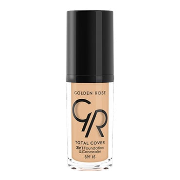 Fond de ten Total Cover 2în1 SPF15, N.11, 30 ml, Golden Rose