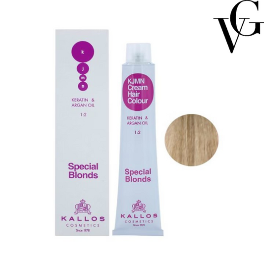 Vopsea de păr profesională 12.20, Blond ultra special cu nuanță de violet, 100 ml, Kallos