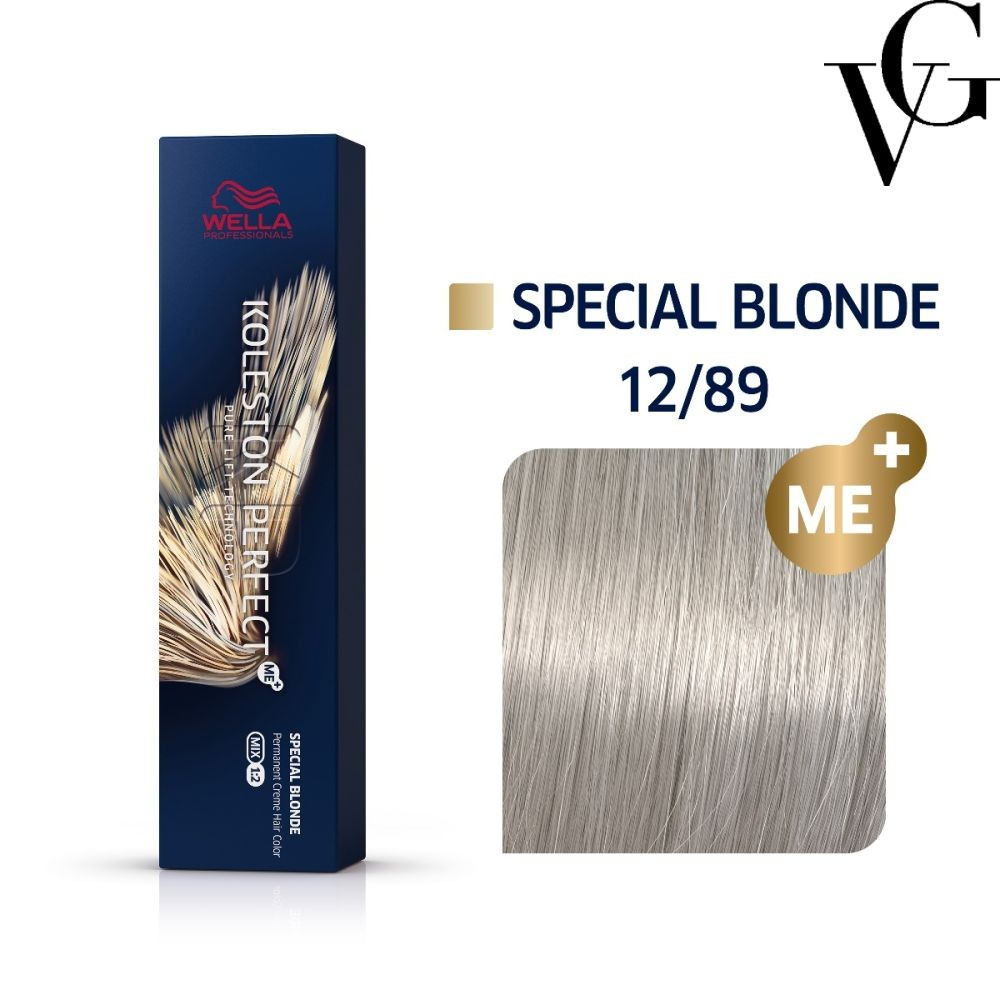Vopsea de păr Koleston Perfect Me+ 12/89, Blond special albăstrui perlat, 60 ml, Wella Professionals
