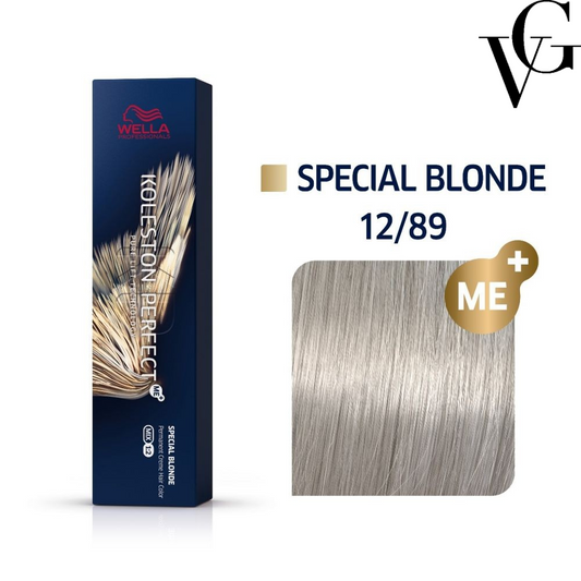 Vopsea de păr Koleston Perfect Me+ 12/89, Blond special albăstrui perlat, 60 ml, Wella Professionals