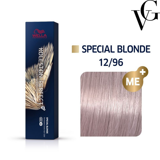 Vopsea de păr Koleston Perfect Me+ 12/96, Blond special albăstrui violet, 60 ml, Wella Professionals