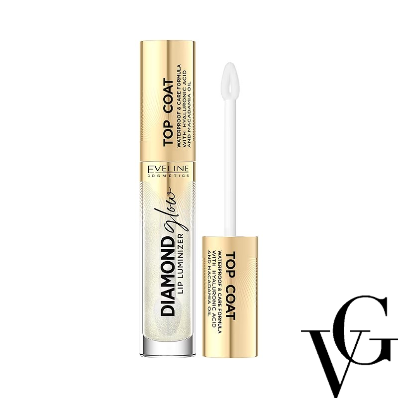 Luciu de buze Diamond Glow Lip, 4.5 ml, Eveline Cosmetics
