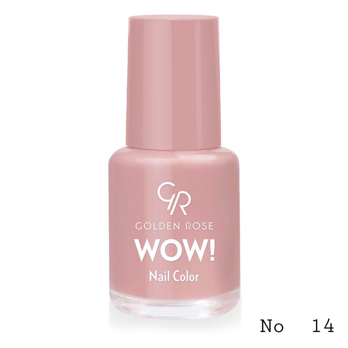 Lac de unghii WOW! Nail Color, 14, 6 ml, Golden Rose