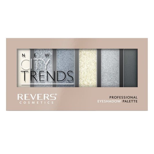 Paletă fard ochi 6 nuanțe New City Trends N.14, 9 gr, Revers Cosmetics
