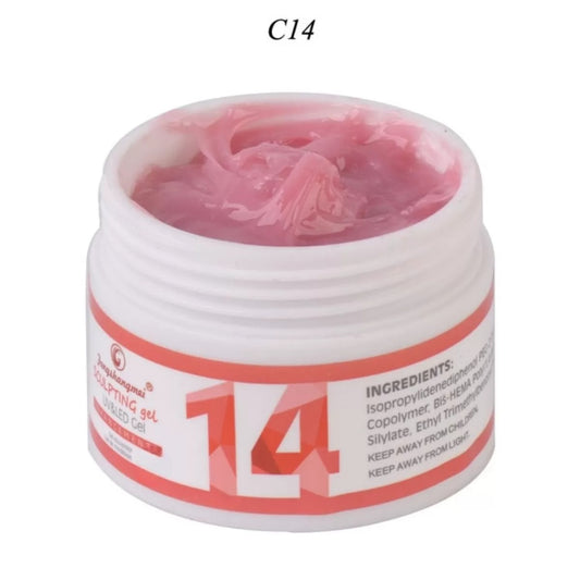 Gel de construcție unghii UV 14, 50 ml, Fengshangmei