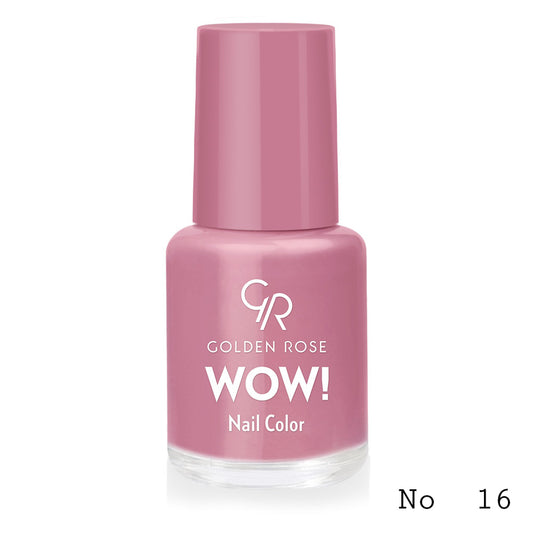 Lac de unghii WOW! Nail Color, 16, 6 ml, Golden Rose