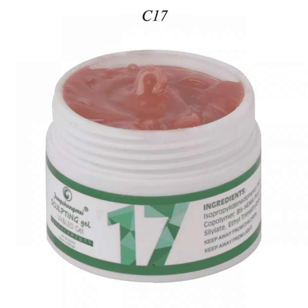 Gel de construcție unghii UV 17, 50 ml, Fengshangmei