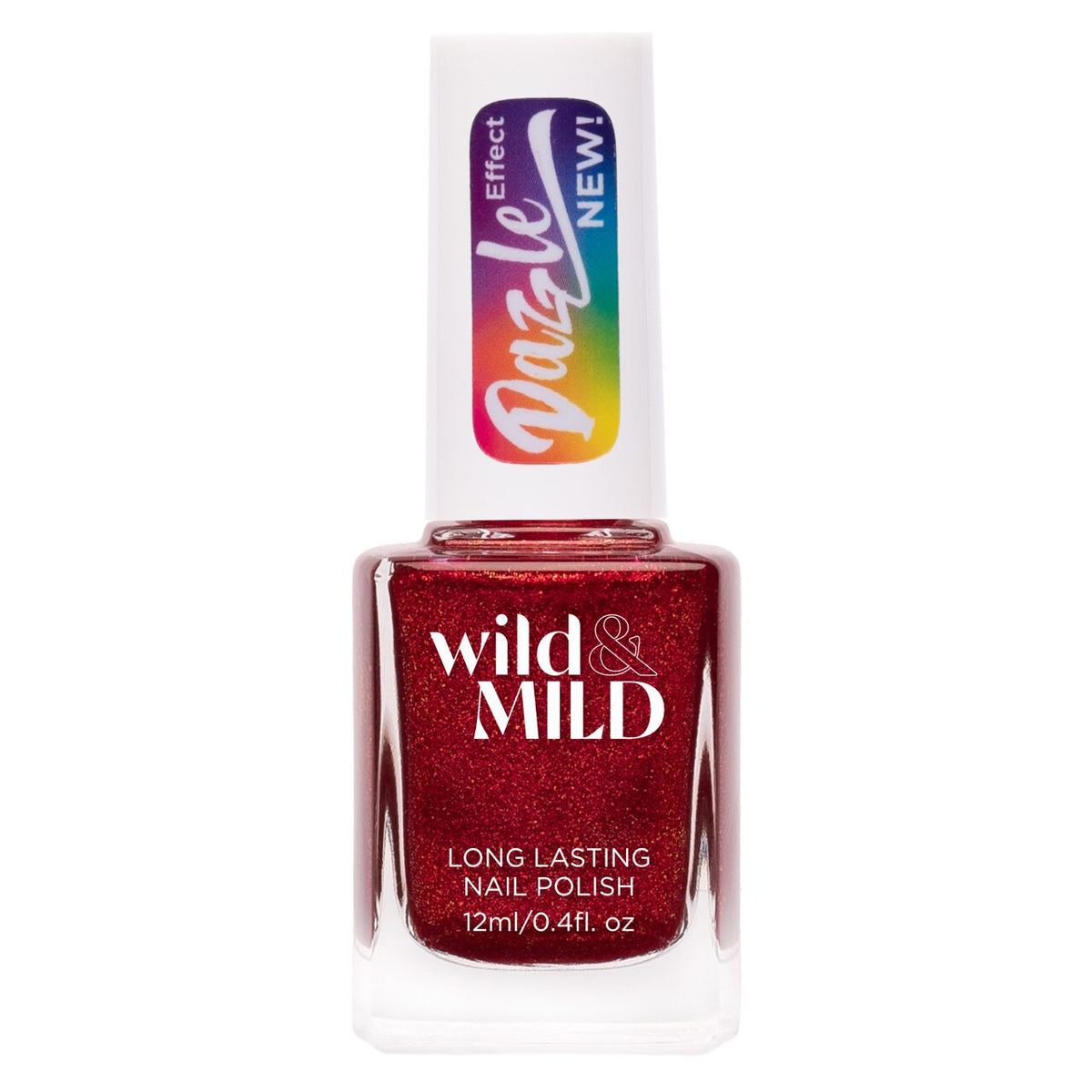 Lac de unghii Wild & Mild Dazzle Effect, N.17 - Passion Spirit, 12 ml, Wild & Mild