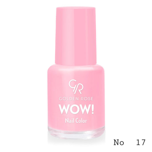 Lac de unghii WOW! Nail Color, 17, 6 ml, Golden Rose