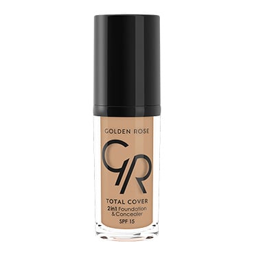 Fond de ten Total Cover 2în1 SPF15, N.18, 30 ml, Golden Rose