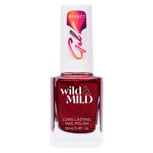 Lac de unghii Wild & Mild Gel Effect, N.18 - Ruby Heart, 12 ml, Wild & Mild