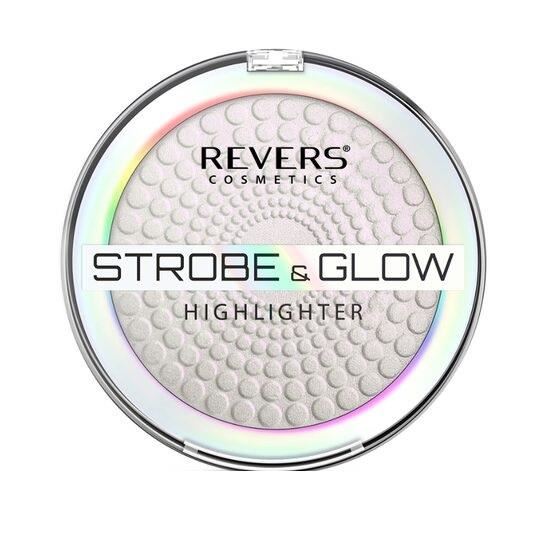 Pudră iluminatoare Strobe and Glow 01, 8 gr, Revers Cosmetics