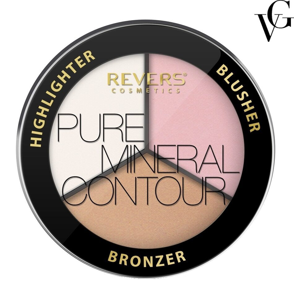 Kit contur Pure Mineral, 7.5 gr, Revers Cosmetics