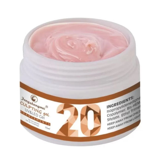 Gel de construcție unghii UV 20, 15 ml, Fengshangmei