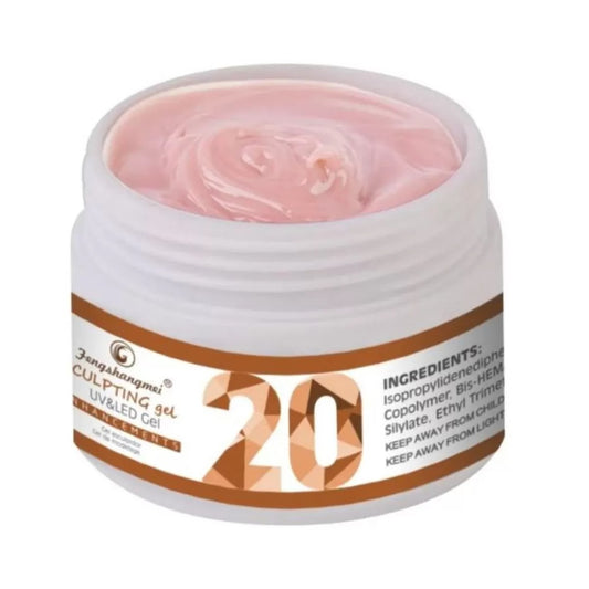 Gel de construcție unghii UV 20, 50 ml, Fengshangmei