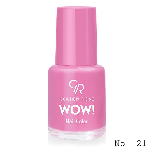 Lac de unghii WOW! Nail Color, 21, 6 ml, Golden Rose