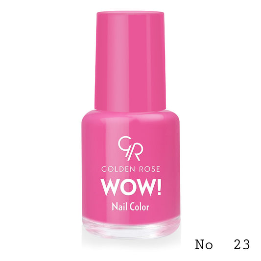 Lac de unghii WOW! Nail Color, 23, 6 ml, Golden Rose