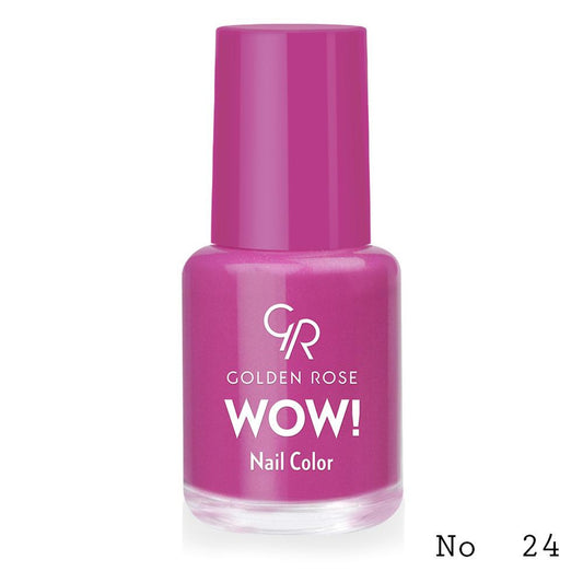 Lac de unghii WOW! Nail Color, 24, 6 ml, Golden Rose