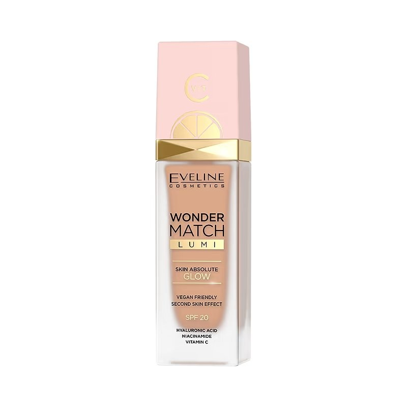 Fond de ten Wonder Match Lumi SPF20, N.25, 30 ml, Eveline Cosmetics