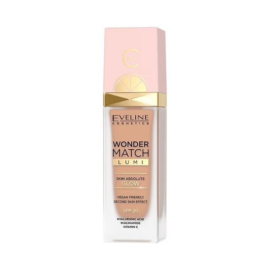 Fond de ten Wonder Match Lumi SPF20, N.25, 30 ml, Eveline Cosmetics