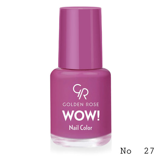 Lac de unghii WOW! Nail Color, 27, 6 ml, Golden Rose