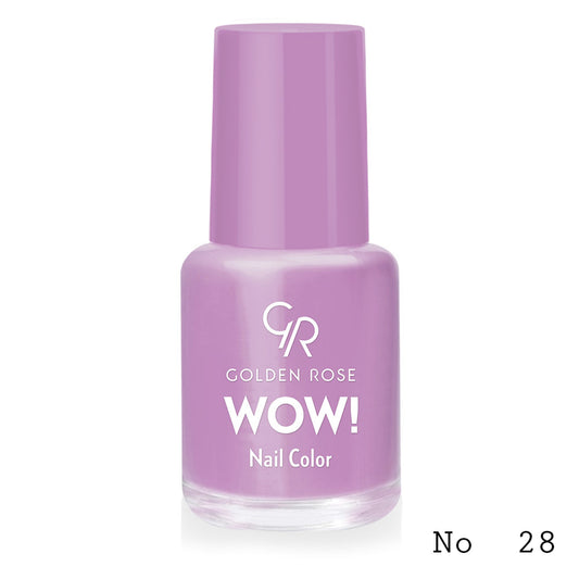 Lac de unghii WOW! Nail Color, 28, 6 ml, Golden Rose