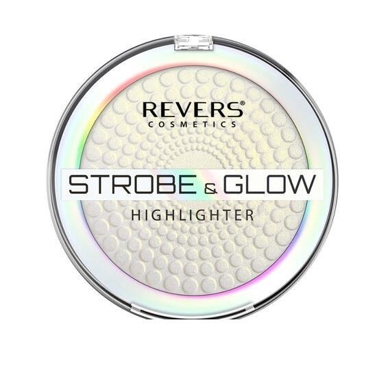 Pudră iluminatoare Strobe and Glow 02, 8 gr, Revers Cosmetics