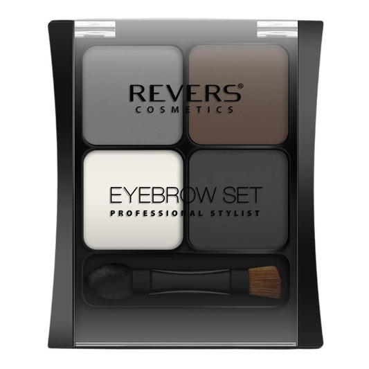 Kit fard de sprâncene Professional Stylist 02, 4.5 gr, Revers Cosmetics