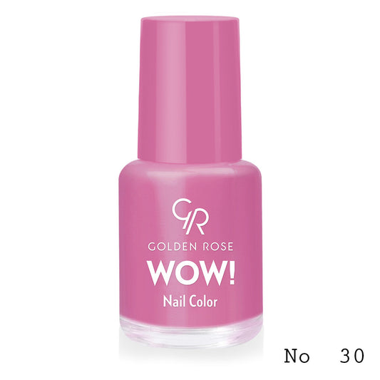 Lac de unghii WOW! Nail Color, 30, 6 ml, Golden Rose