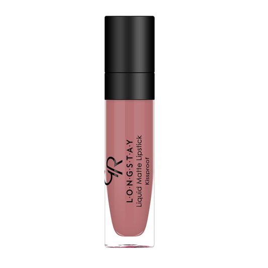 Ruj lichid Longstay Matte, N.34, 5.5 ml, Golden Rose